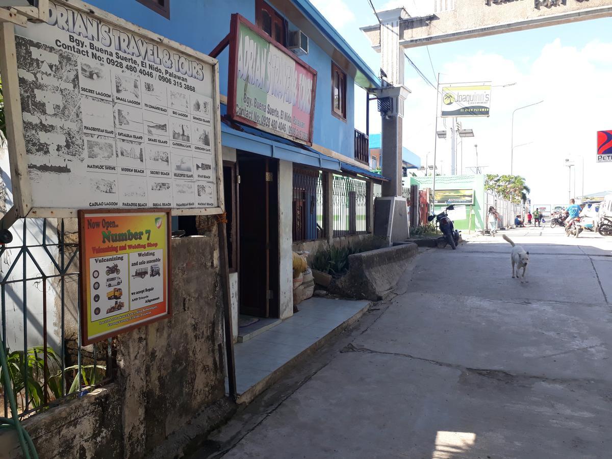 Adrian Travellers Inn El Nido Exteriör bild